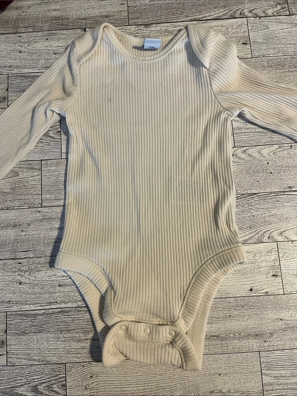 Old Navy Burgundy Corduroy Bubble Overalls and Cream Ribbed Bodysuit Size 6-12 M